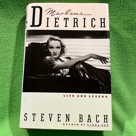 Marlene Dietrich Life And Legend by Steven Bach HC/DJ - Picture 1 of 16